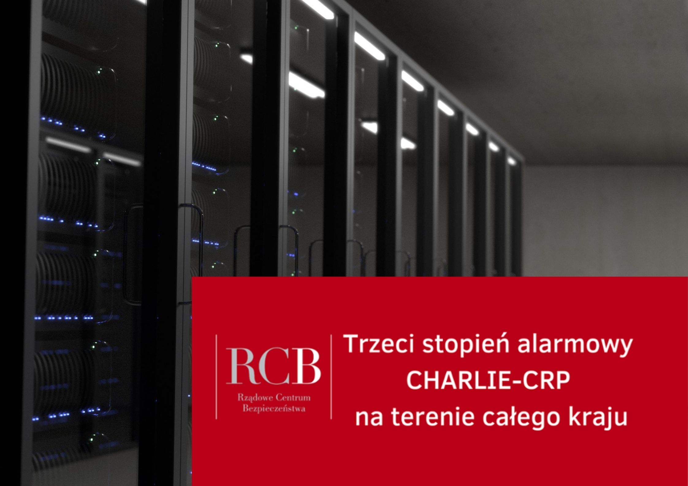 Stopień alarmowy CHARLIE-CRP wprowadzony w całej Polsce