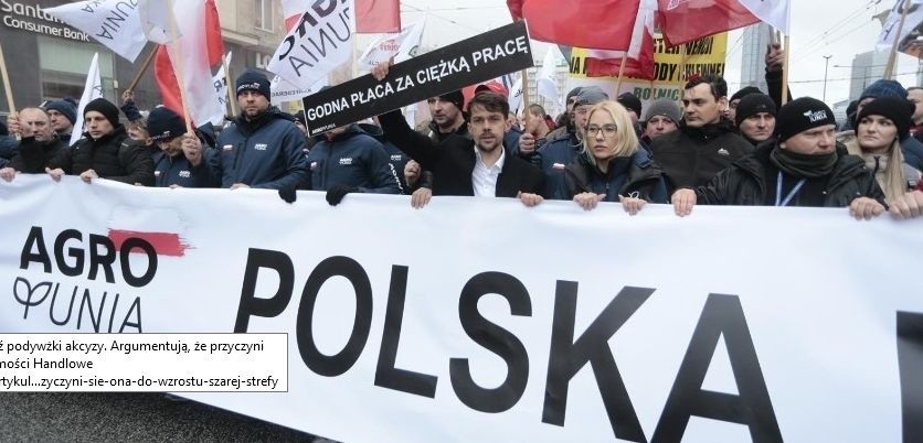 Protest AgroUnii w Warszawie. Rolnicy z regionu radomskiego strajkowali w stolicy