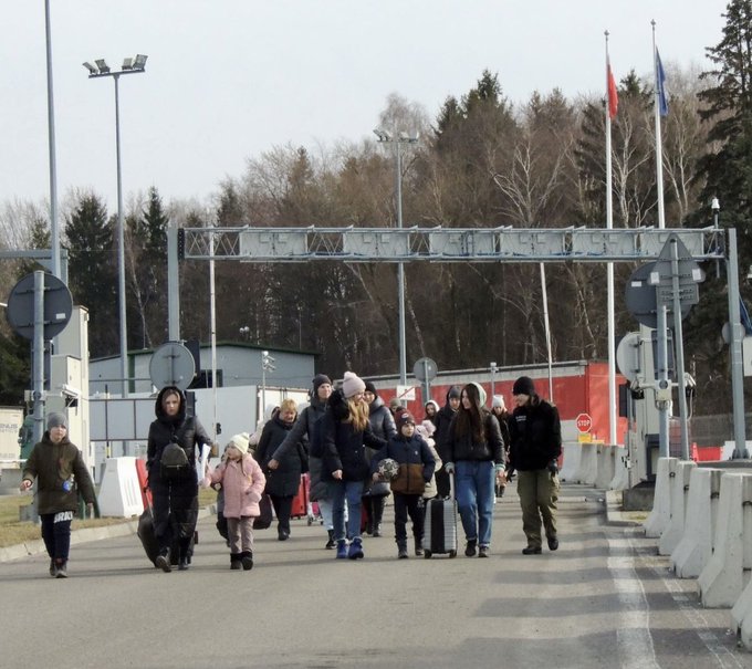 Straż Graniczna: ponad 1,5 miliona uchodźców wjechało z Ukrainy do Polski