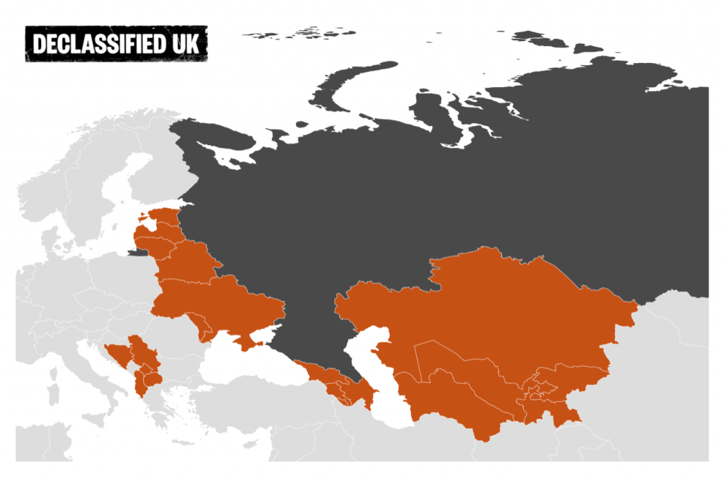 Wielka Brytania wydaje ponad 80 milionów funtów na media w 20 krajach w Rosji