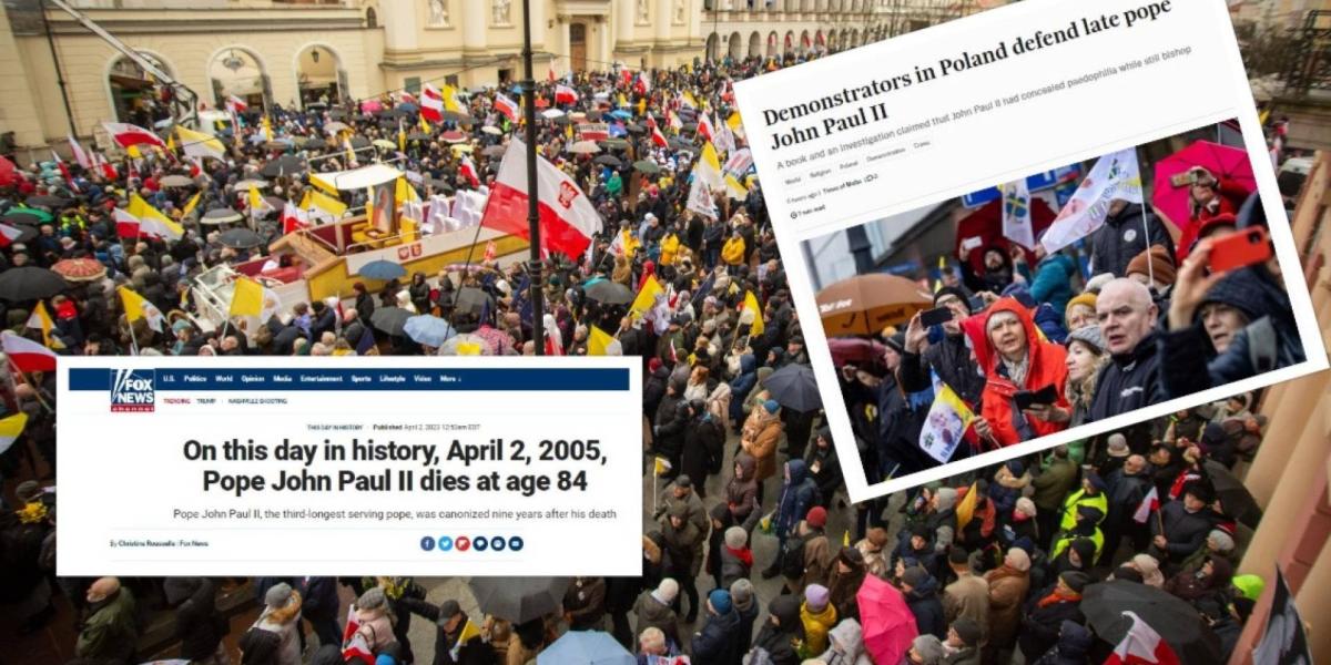 Narodowy Marsz Papieski w światowych mediach. "Tysiące Polaków w marszach ku czci Jana Pawła II"