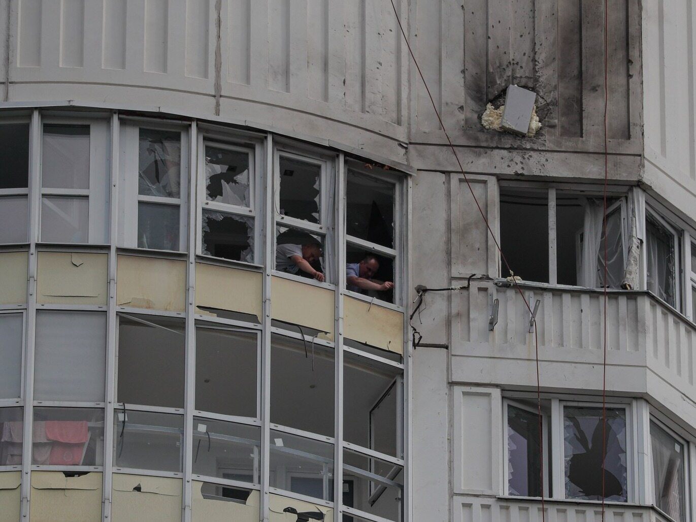 Atak dronów na terytorium Rosji. Jeden eksplodował w pobliżu Smoleńska