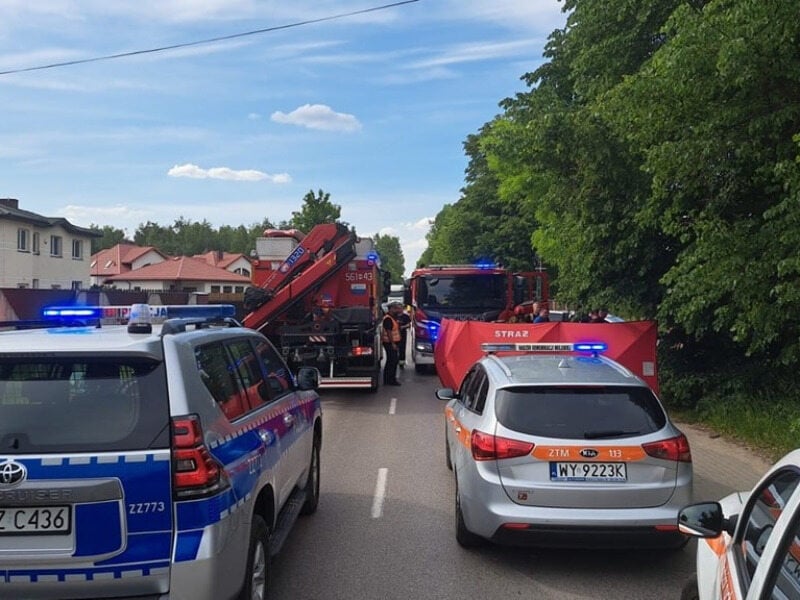 Tragedia pod Warszawą. 14-letni chłopiec zginął pod kołami autobusu