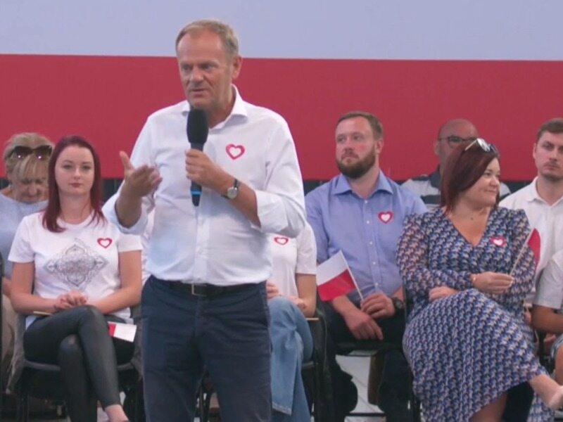 Tusk: Jak będzie trzeba, to będziemy maszerować nie jeden dzień, a do dnia wyborów