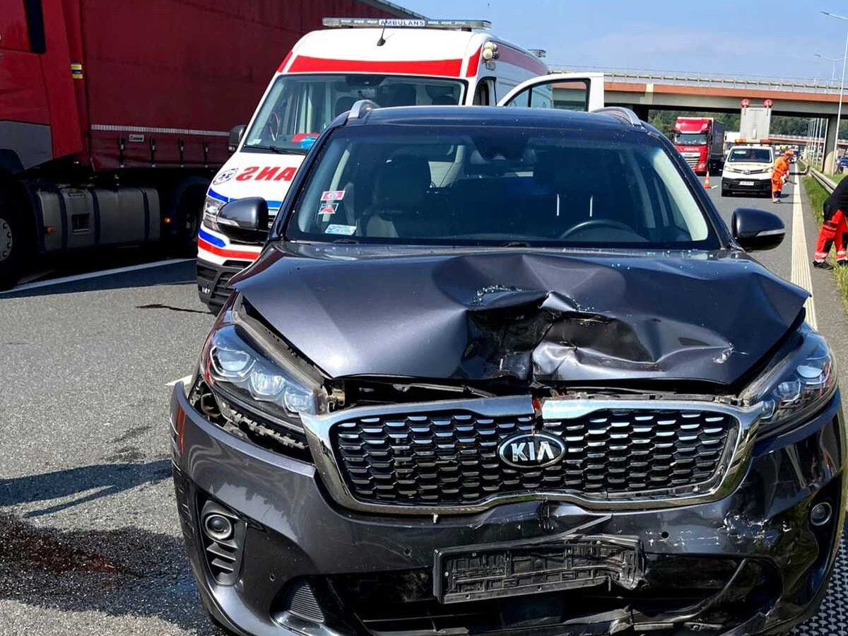 Cofał na autostradzie, potem wpadł w szał. Kłótnia skończyła się ugryzieniem