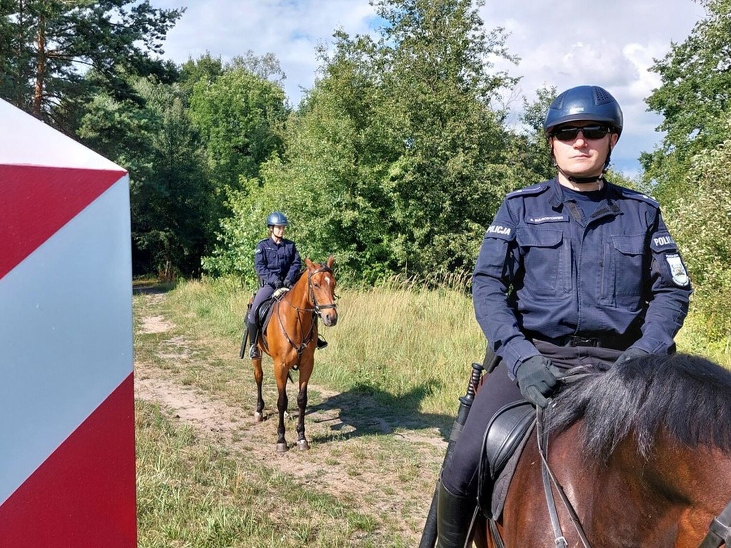 Nowe patrole na granicy z Białorusią. „Konie szybciej reagują na zagrożenie”