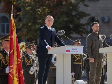 Andrzej Duda w Kijowie: Bratnie narody są to sobie winne