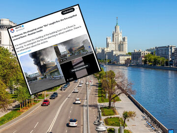 Gigantyczny pożar w Moskwie. Słup ognia nad stolicą Rosji