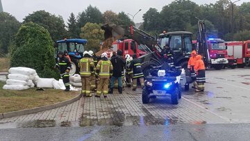 Alarm przeciwpowodziowy w Głuchołazach. Zawyły syreny