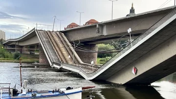 Runął most, miasto odcięte od dostawy ciepła. „Usłyszałem potężny huk” Runął most, miasto odcięte od dostawy ciepła. „Usłyszałem potężny huk”