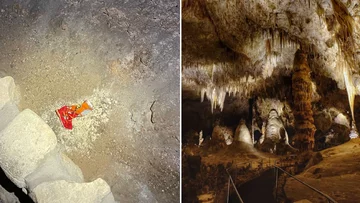 Torebka po Cheetosach na dnie jaskini. Dzięki niej powstało nowe życie Torebka po Cheetosach na dnie jaskini. Dzięki niej powstało nowe życie