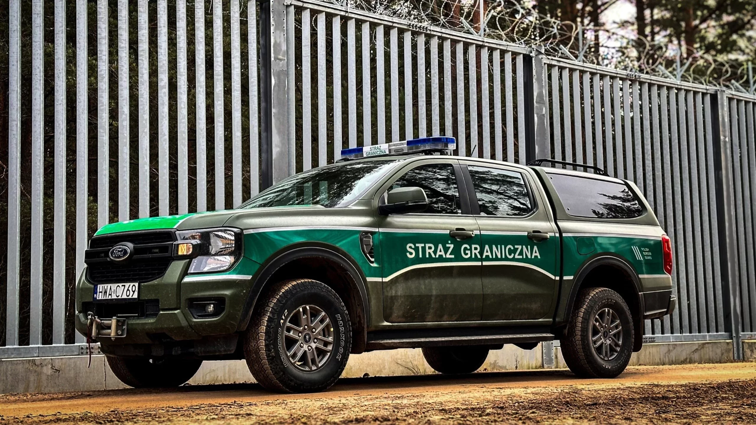 Atak na patrol Straży Granicznej. Jest nagranie incydentu