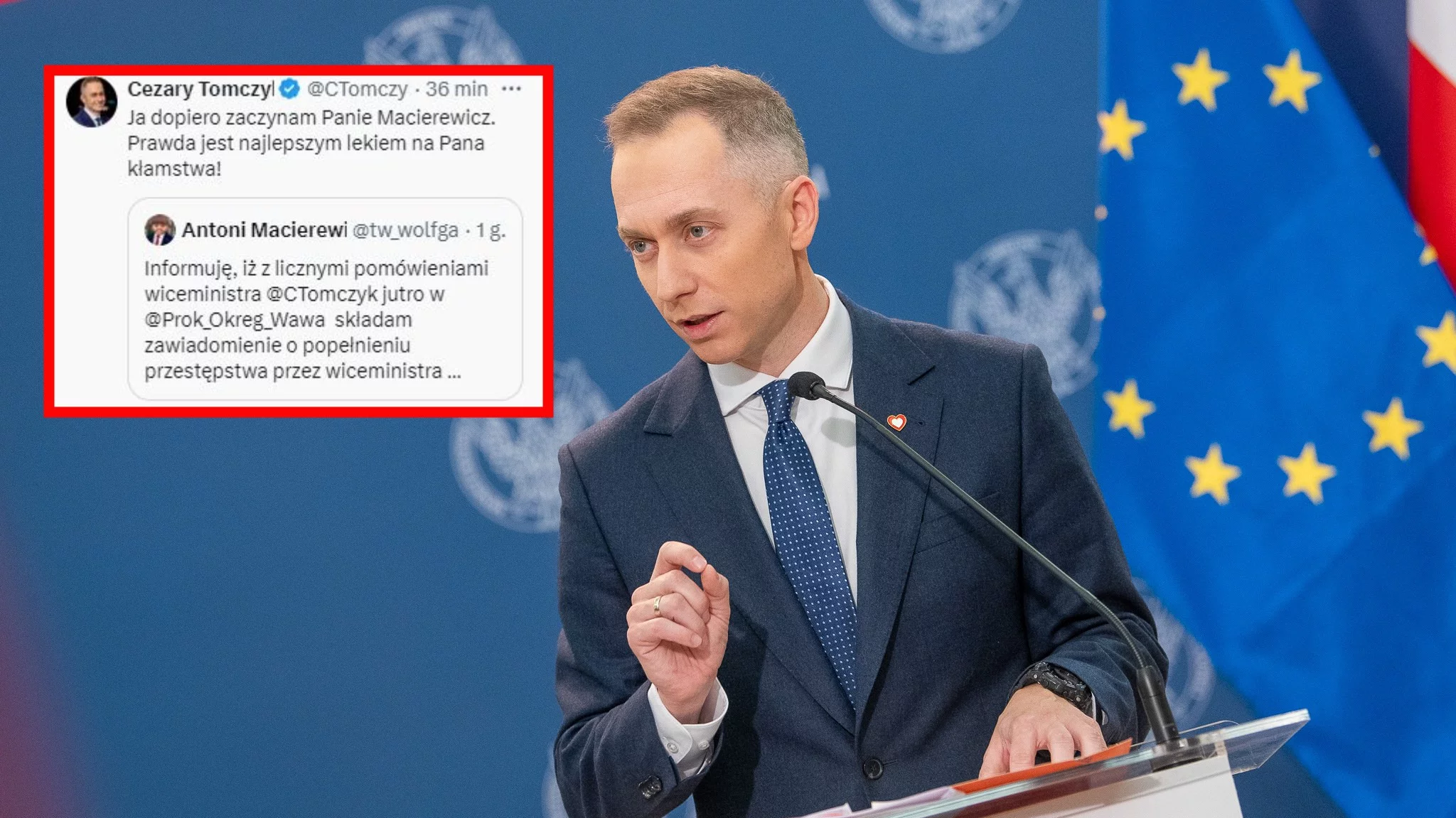 Wpadka wiceszefa MON ws. Antoniego Macierewicza. Wpis został błyskawicznie usunięty Wpadka wiceszefa MON ws. Antoniego Macierewicza. Wpis został błyskawicznie usunięty