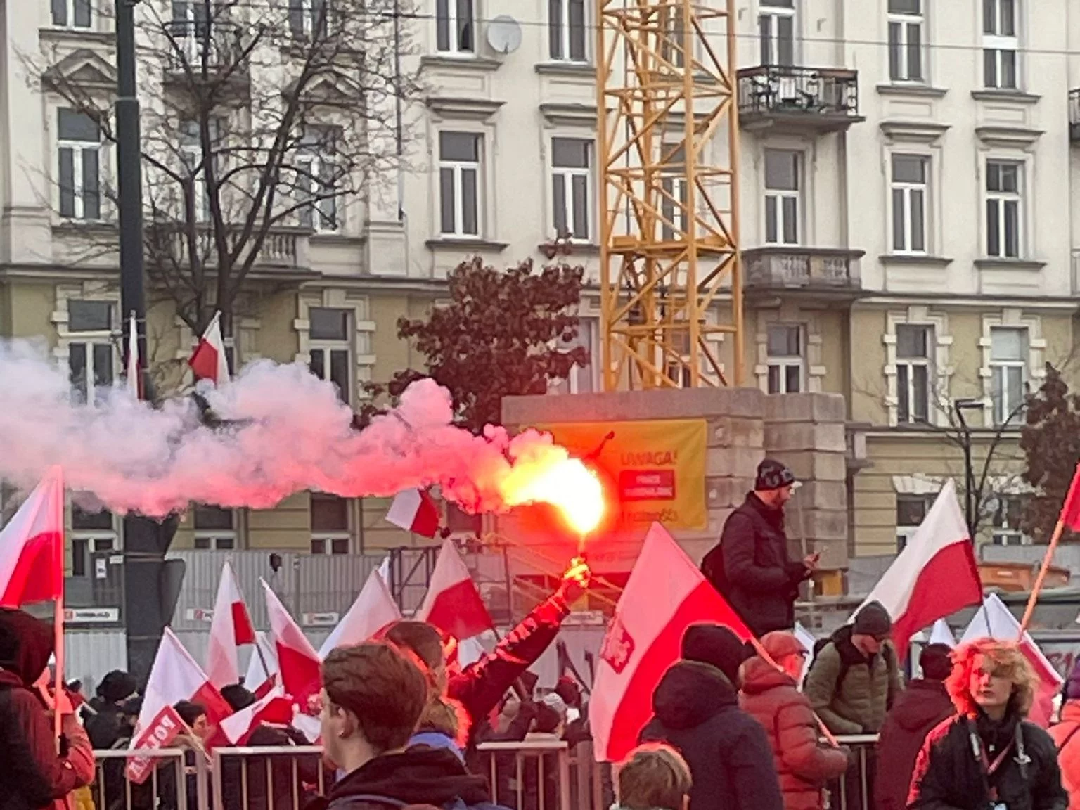 Marsz Niepodległości w Warszawie. Kilkadziesiąt osób w rękach policji