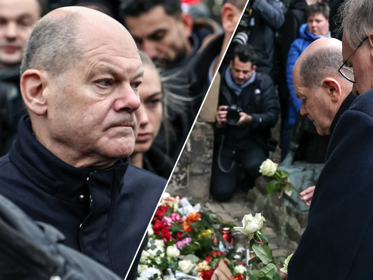 Scholz przyjechał do Magdeburga. „Był bliski łez, jego głos drżał” Scholz przyjechał do Magdeburga. „Był bliski łez, jego głos drżał”