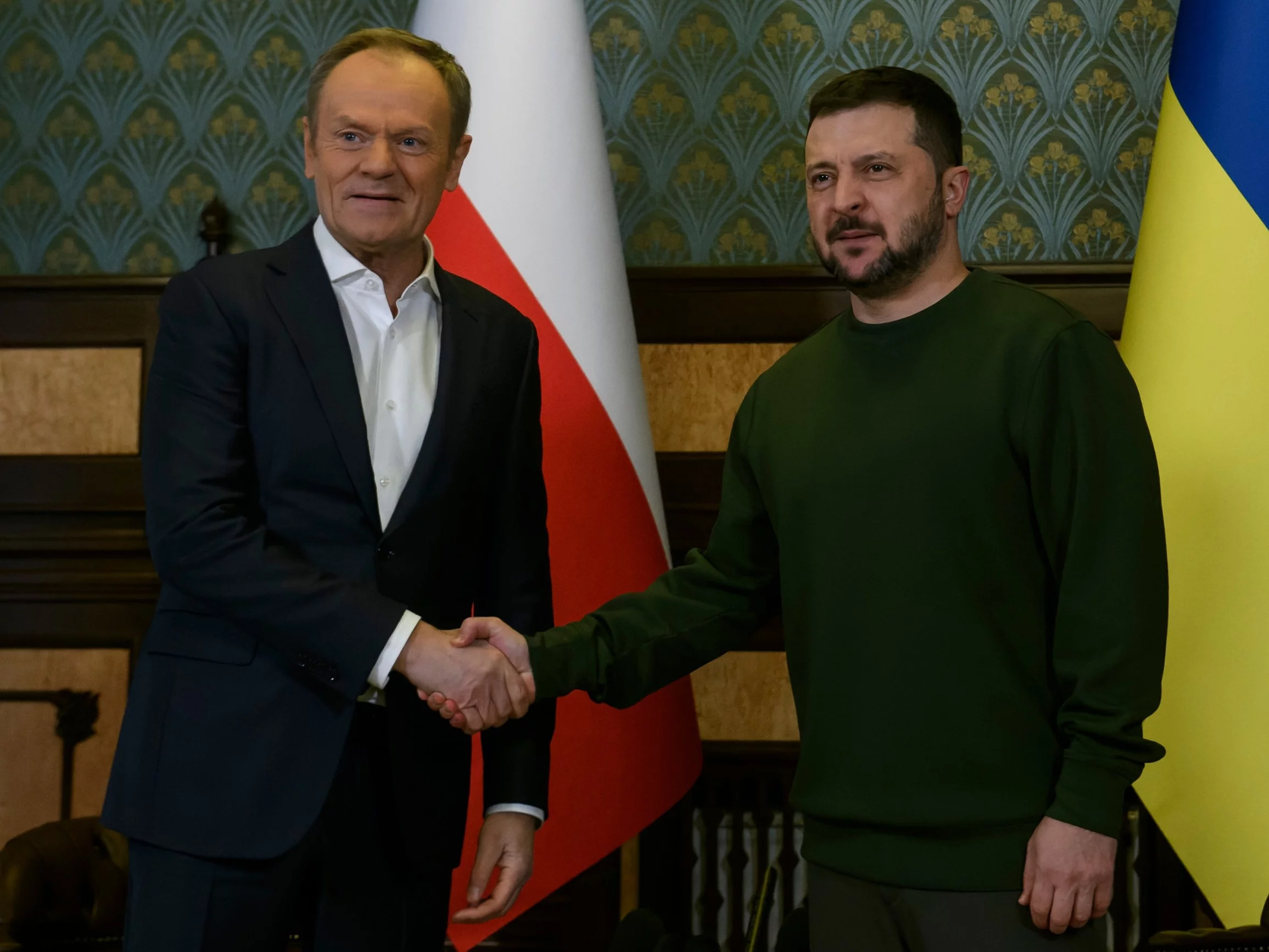 Tusk udał się do Lwowa. Spotkał się z Zełenskim