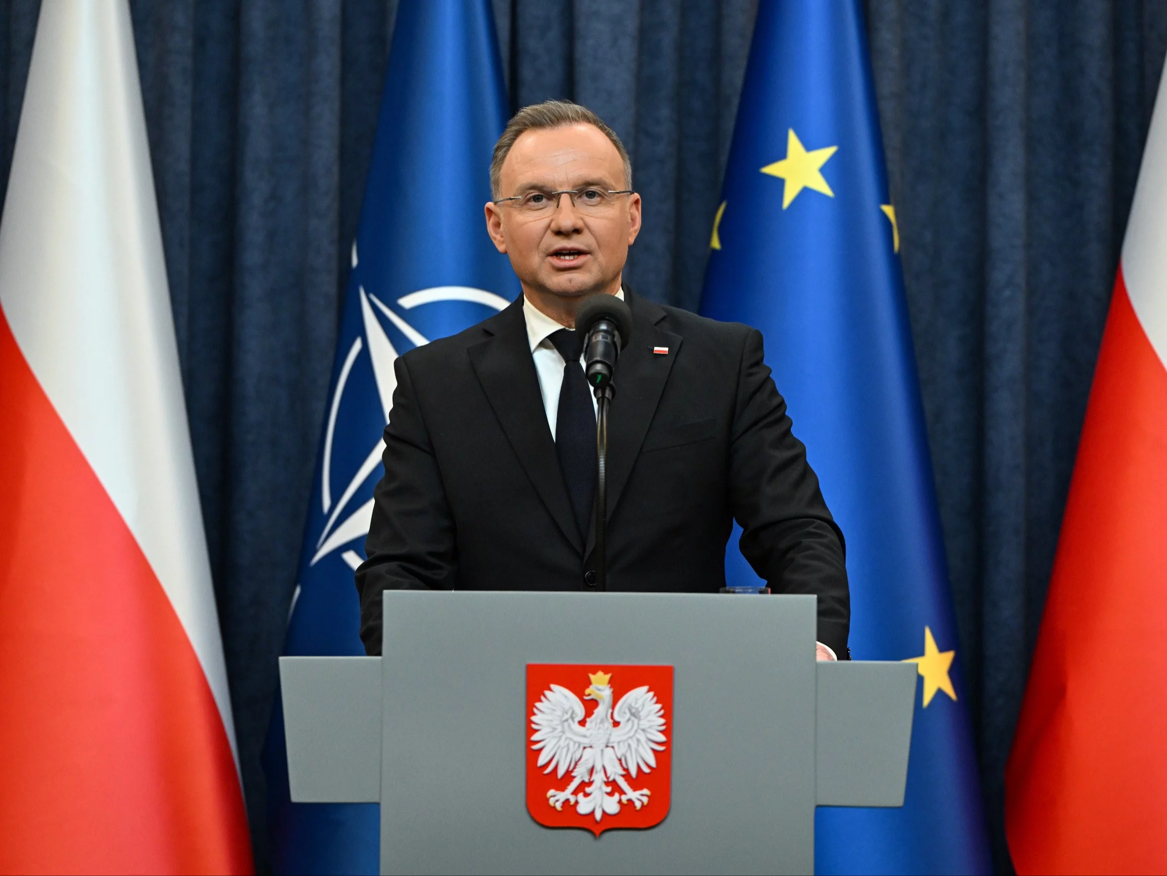 Duda rozmawiał z szefem Pentagonu. W Polsce ma powstać Fort Trump Duda rozmawiał z szefem Pentagonu. W Polsce ma powstać Fort Trump