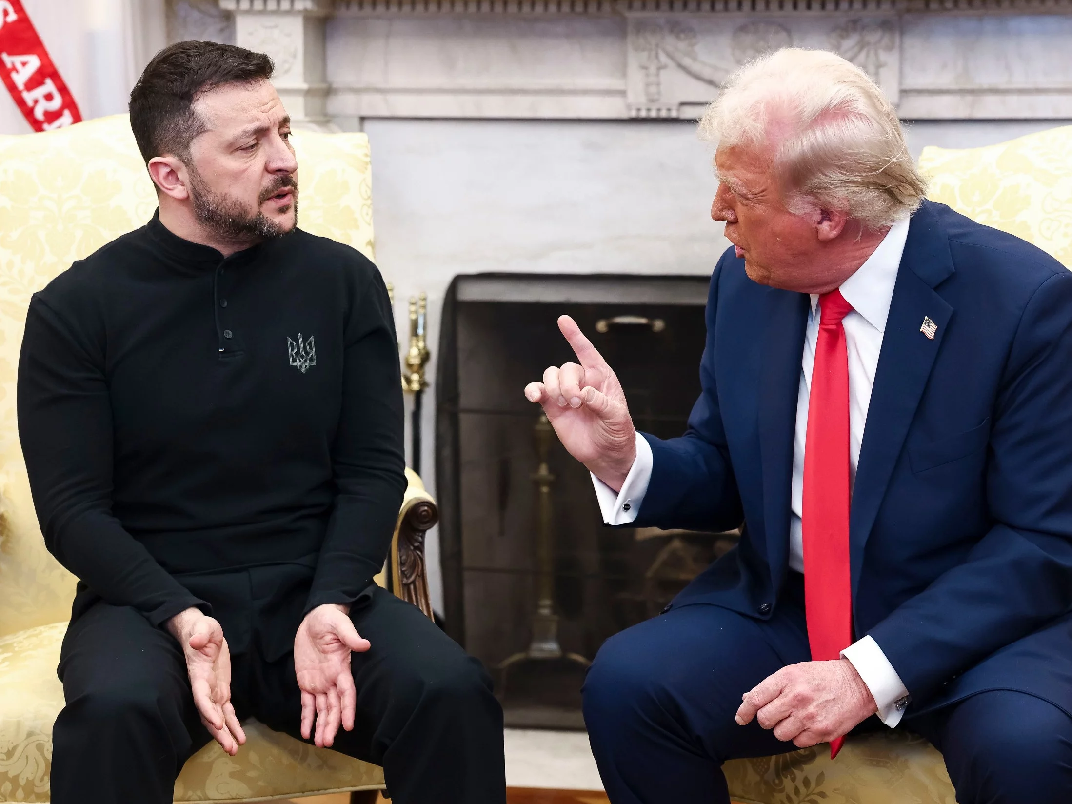 Nerwowa atmosfera rozmów Zełenskiego i Trumpa. Padło nie jedno ostre zdanie Nerwowa atmosfera rozmów Zełenskiego i Trumpa. Padło nie jedno ostre zdanie