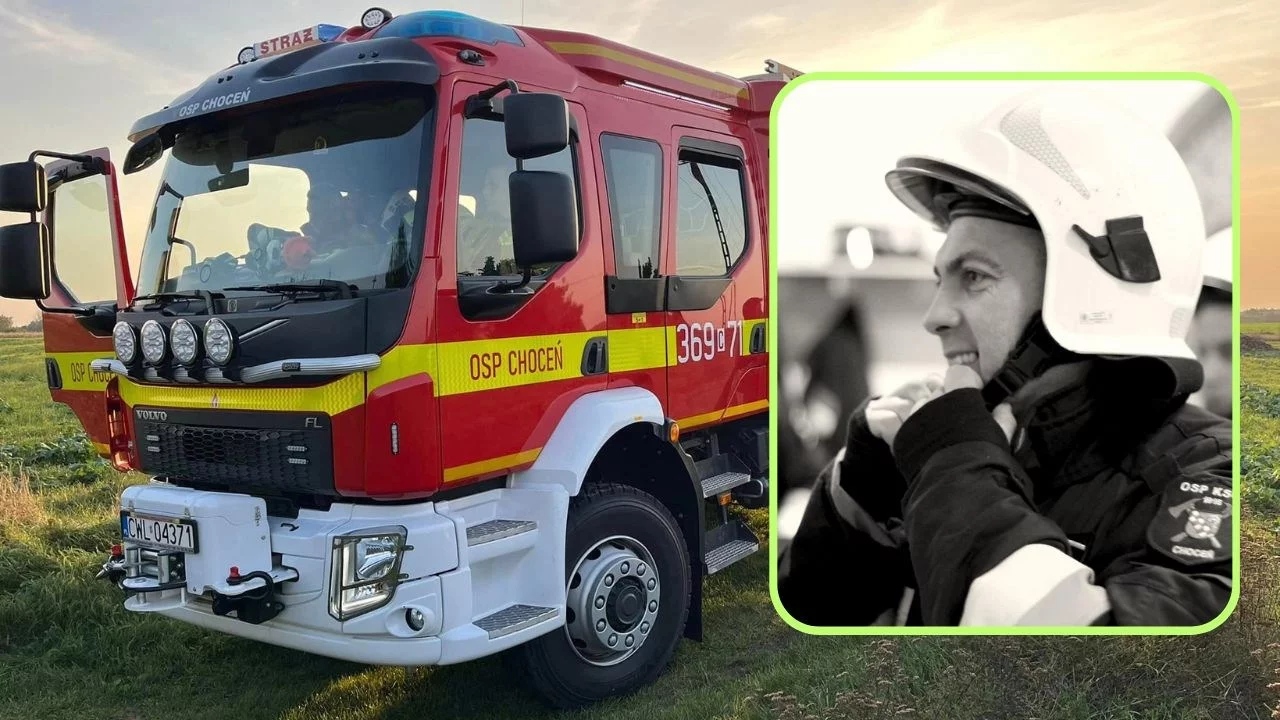 Strażacy z OSP pożegnali kolegę. Doszło do nieszczęśliwego zdarzenia