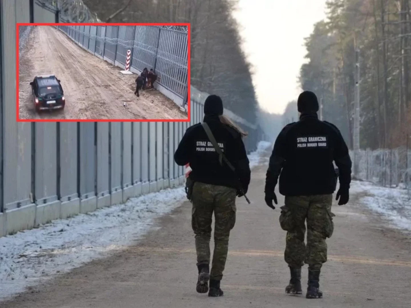 Incydent przy granicy polsko-białoruskiej. Szokujące nagranie obiegło sieć Incydent przy granicy polsko-białoruskiej. Szokujące nagranie obiegło sieć