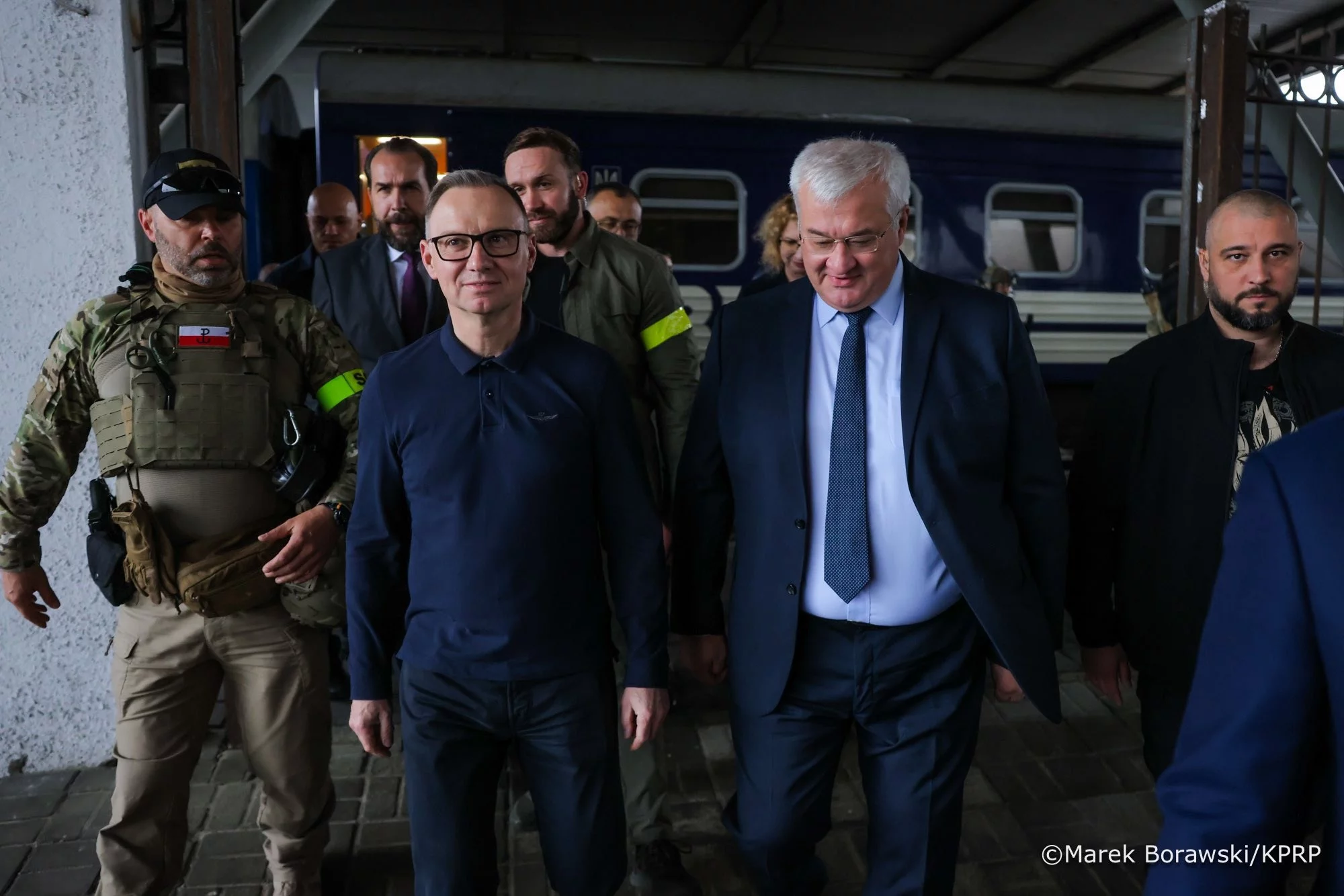 Andrzej Duda w Kijowie. Niezapowiedziana wizyta polskiego prezydenta Andrzej Duda w Kijowie. Niezapowiedziana wizyta polskiego prezydenta