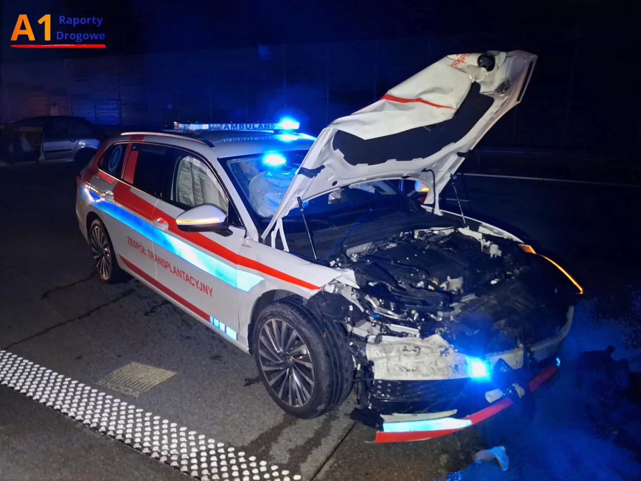 Jechali do potrzebującego. Doszło do groźnego wypadku Jechali do potrzebującego. Doszło do groźnego wypadku