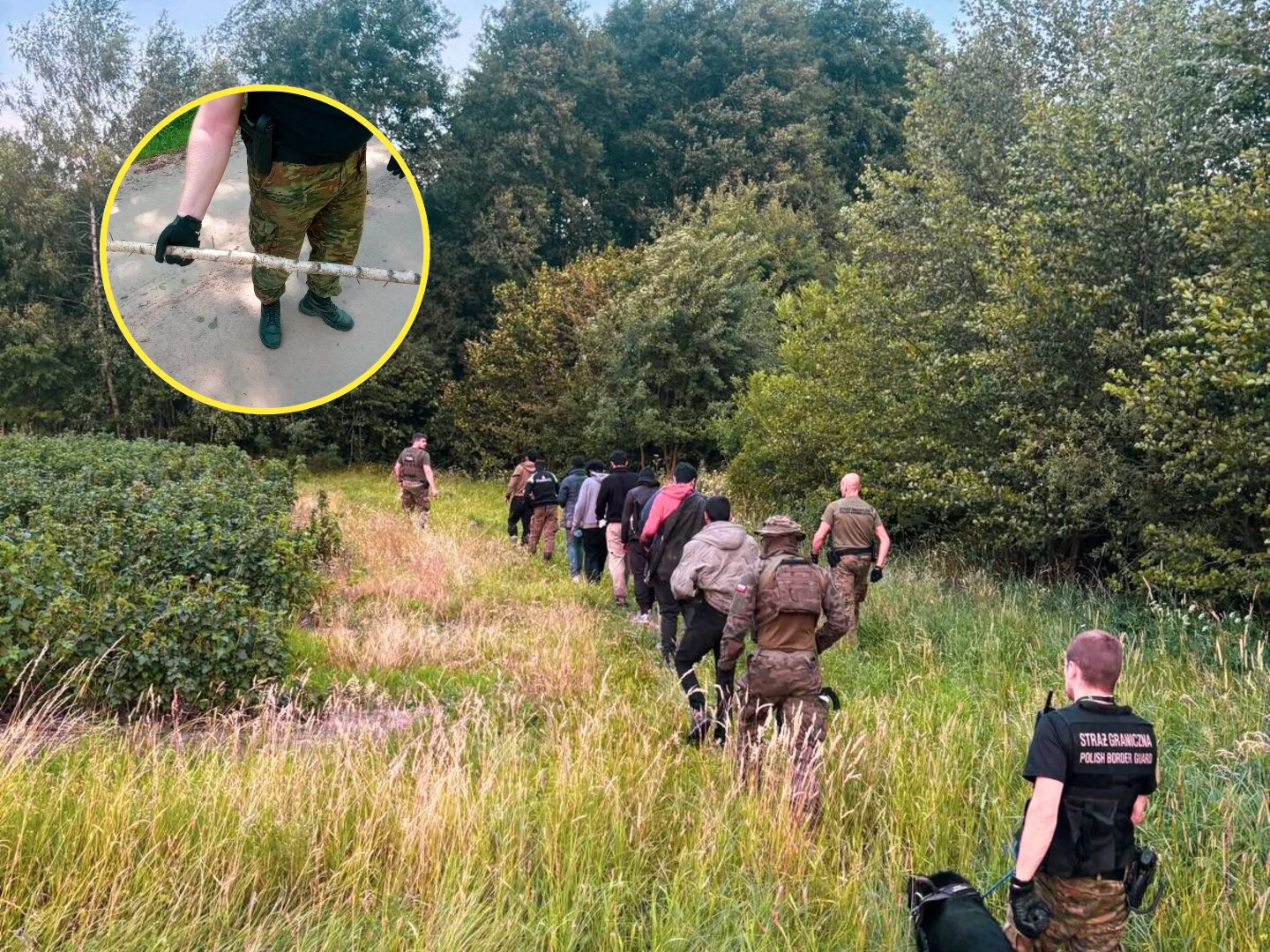 Migranci nie odpuszczają. Mają nowy sposób wejścia do Polski Migranci nie odpuszczają. Mają nowy sposób wejścia do Polski