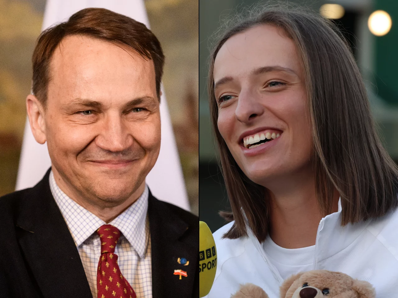 Sikorski rzucił wyzwanie Świątek. Wymowne nagranie hitem sieci