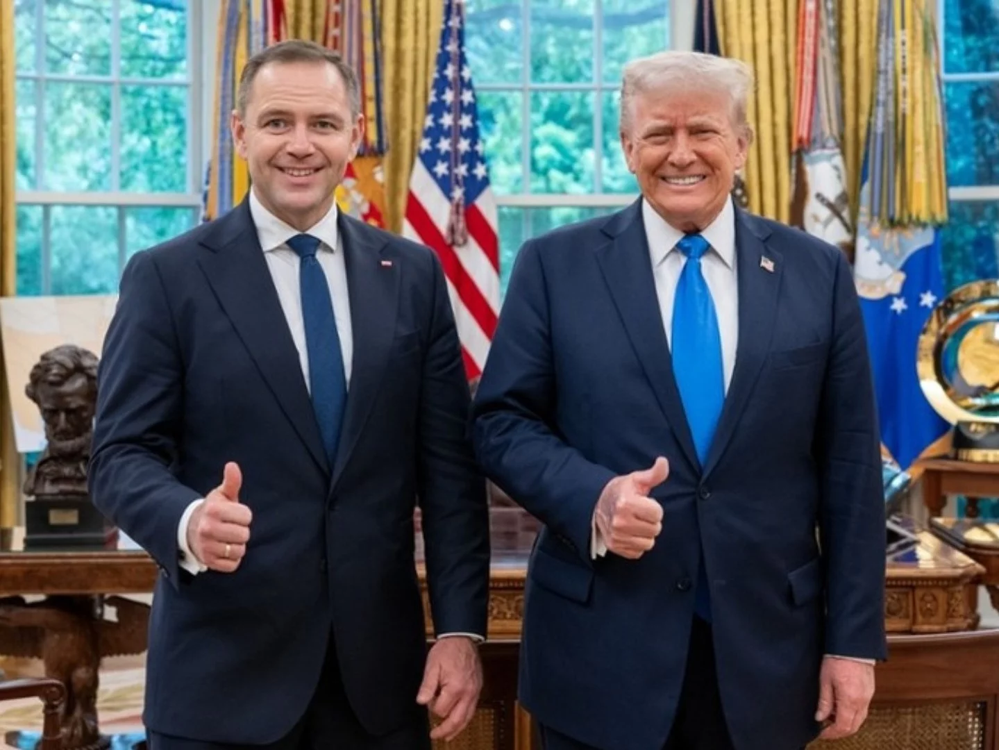 Trump wspomniał o Nawrockim. Wystarczyło jedno zdanie Trump wspomniał o Nawrockim. Wystarczyło jedno zdanie