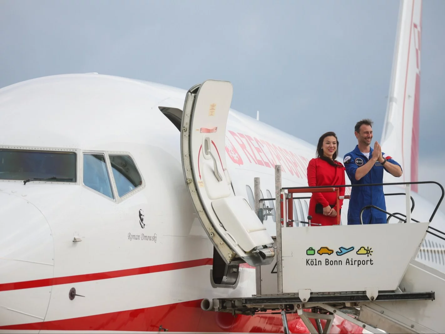 Uznański-Wiśniewski już w Europie. Oto co powiedział Uznański-Wiśniewski już w Europie. Oto co powiedział