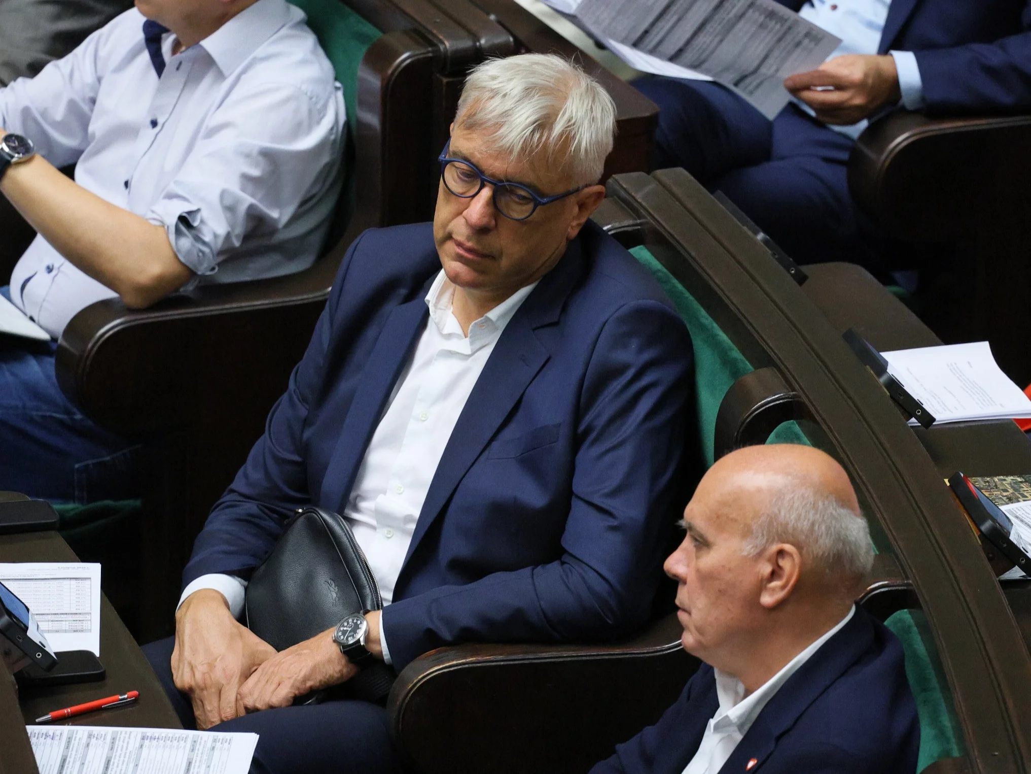 Demonstracja Giertycha wobec Nawrockiego. „Wiem, że tego się po mnie spodziewają”