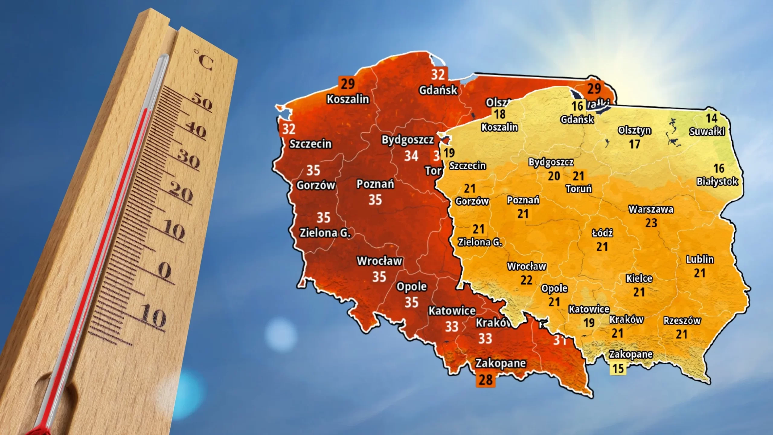 Lato zahamuje z piskiem opon. Temperatura spadnie o 15 stopni