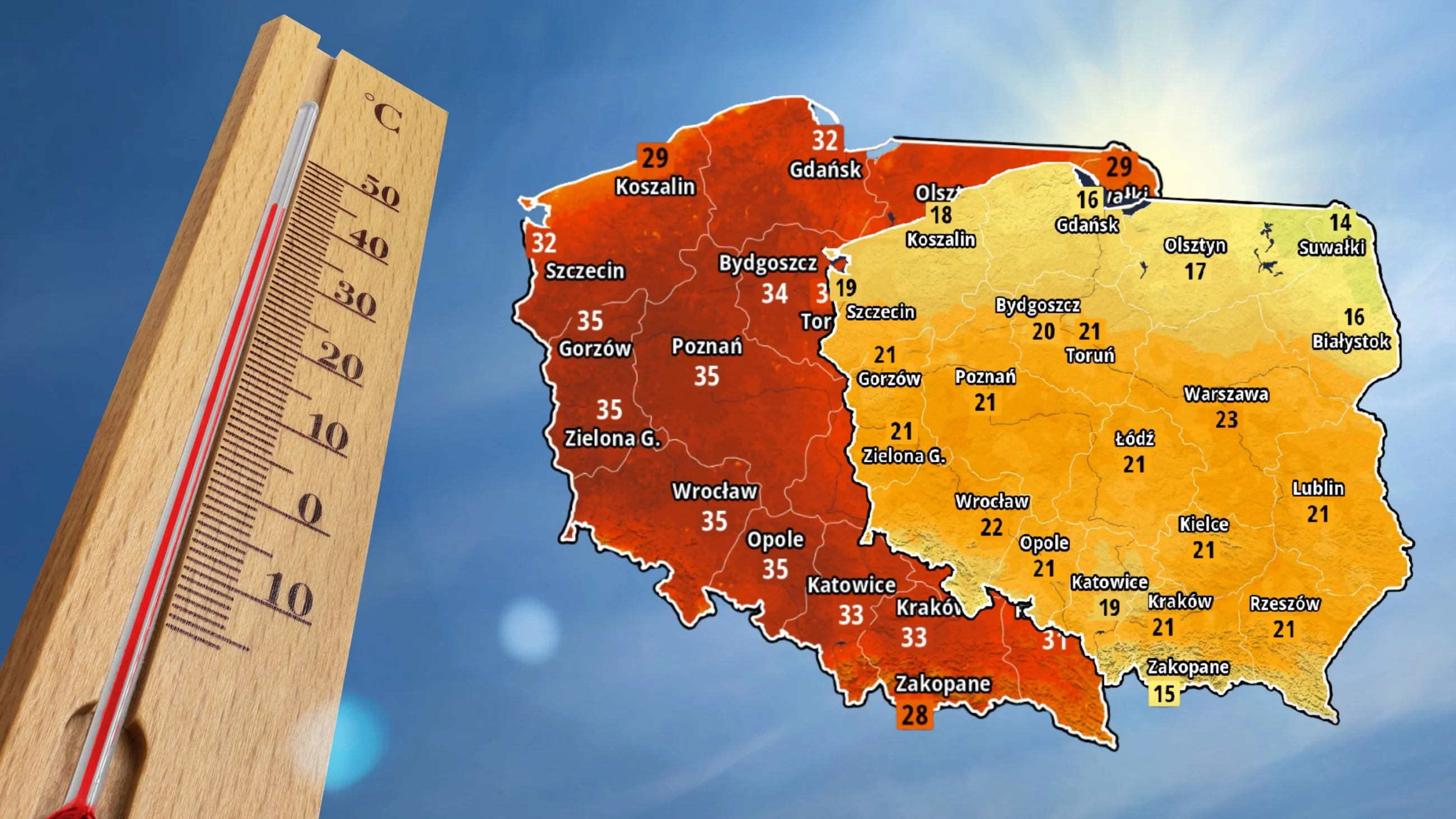 Lato zahamuje z piskiem opon. Temperatura spadnie o 15 stopni