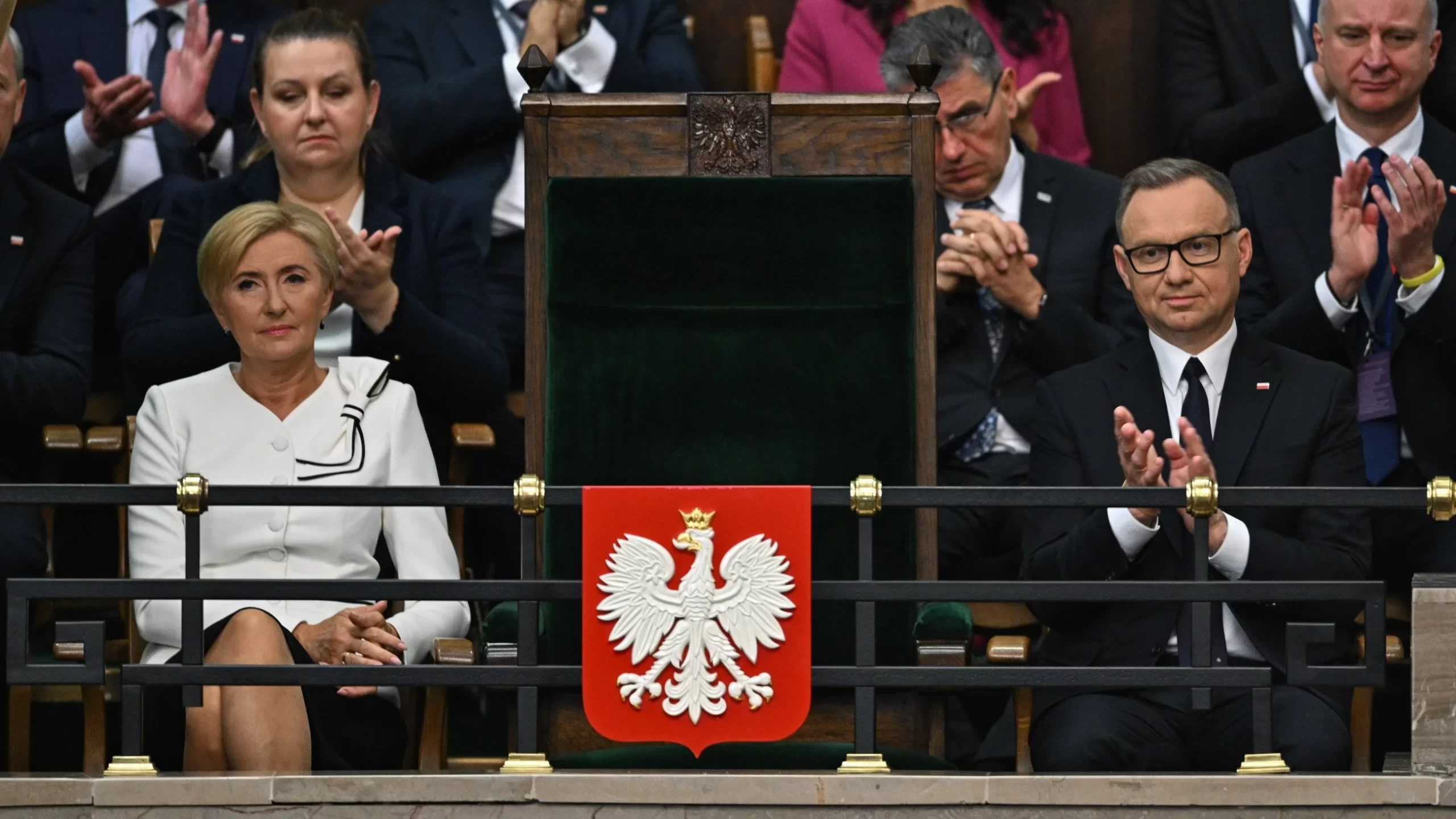 Symboliczny ruch Andrzeja Dudy. Wszystko widać na zdjęciu