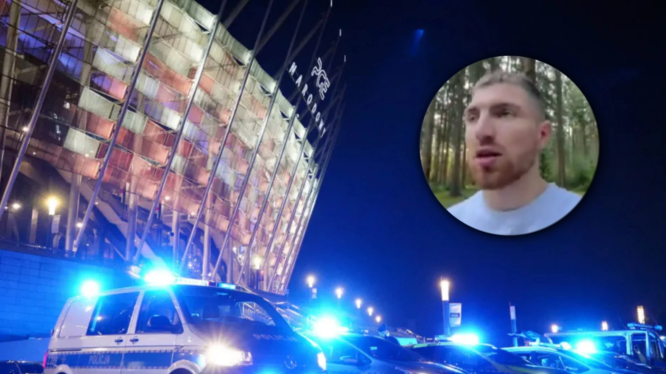 Ukrainiec przeprasza za flagę na stadionie. „To miał być symbol wsparcia”