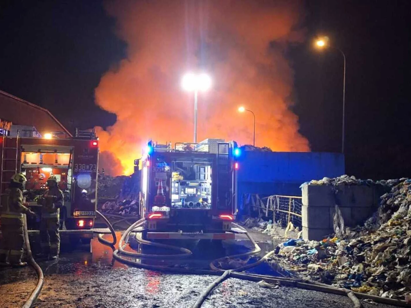 Gigantyczny pożar na Lubelszczyźnie. Ponad 120 strażaków w akcji