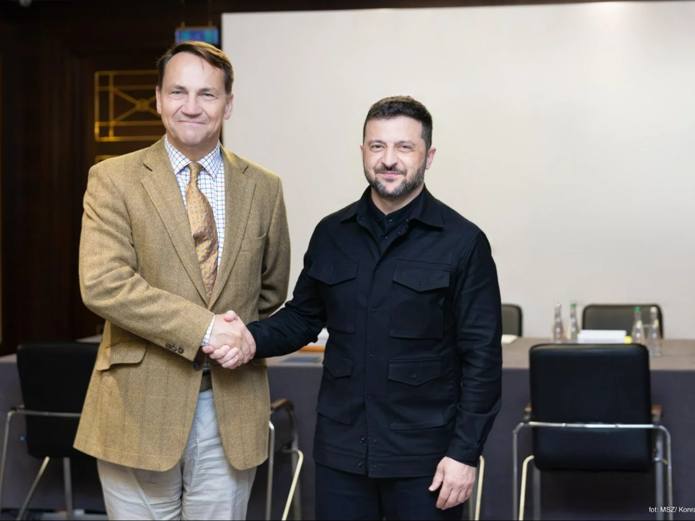 Sikorski w Kijowie spotkał się z Zełenskim. „To nie pomyłka”