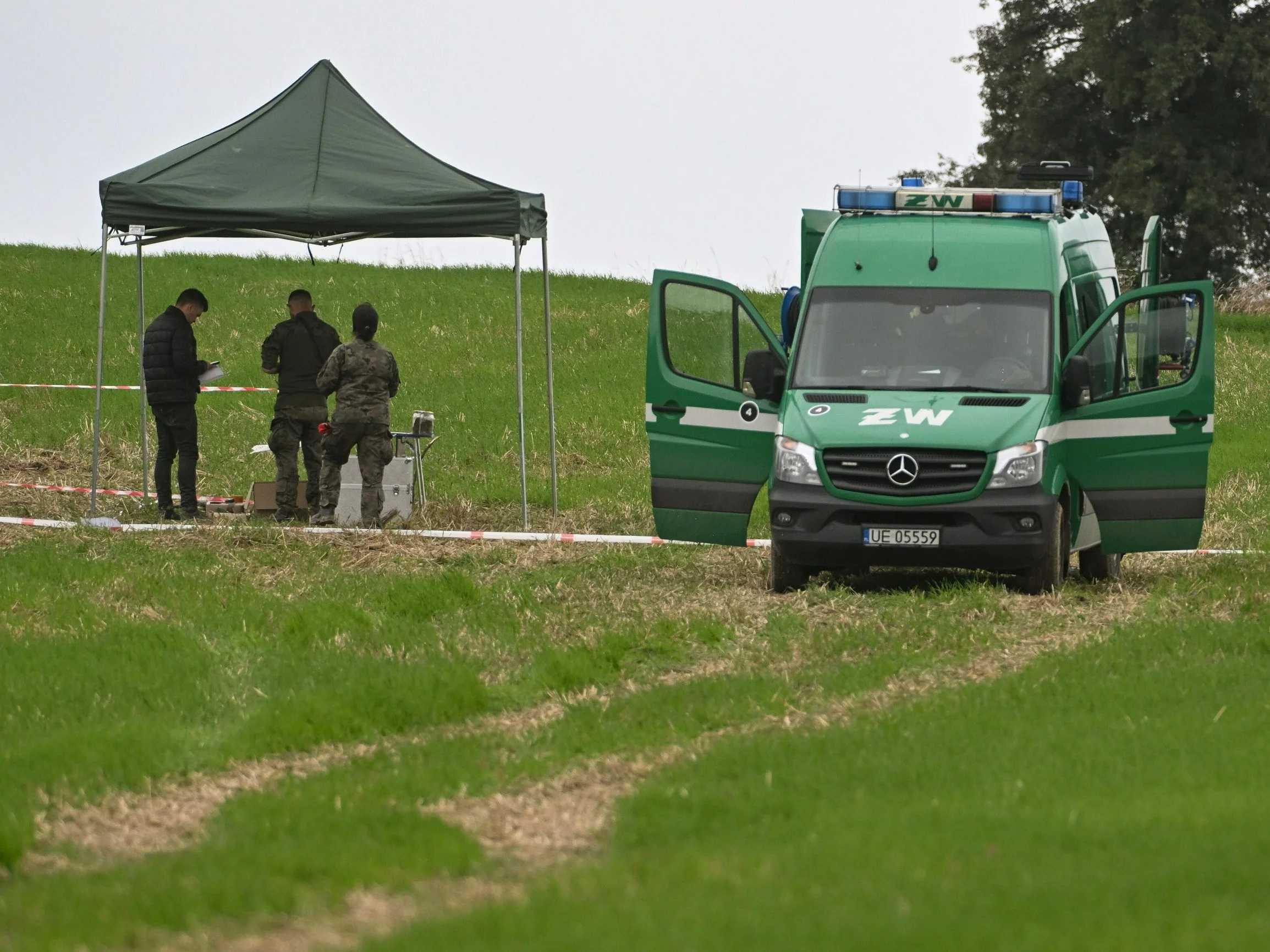 Szczątki rakiety na Lubelszczyźnie. „Najprawdopodobniej polska”