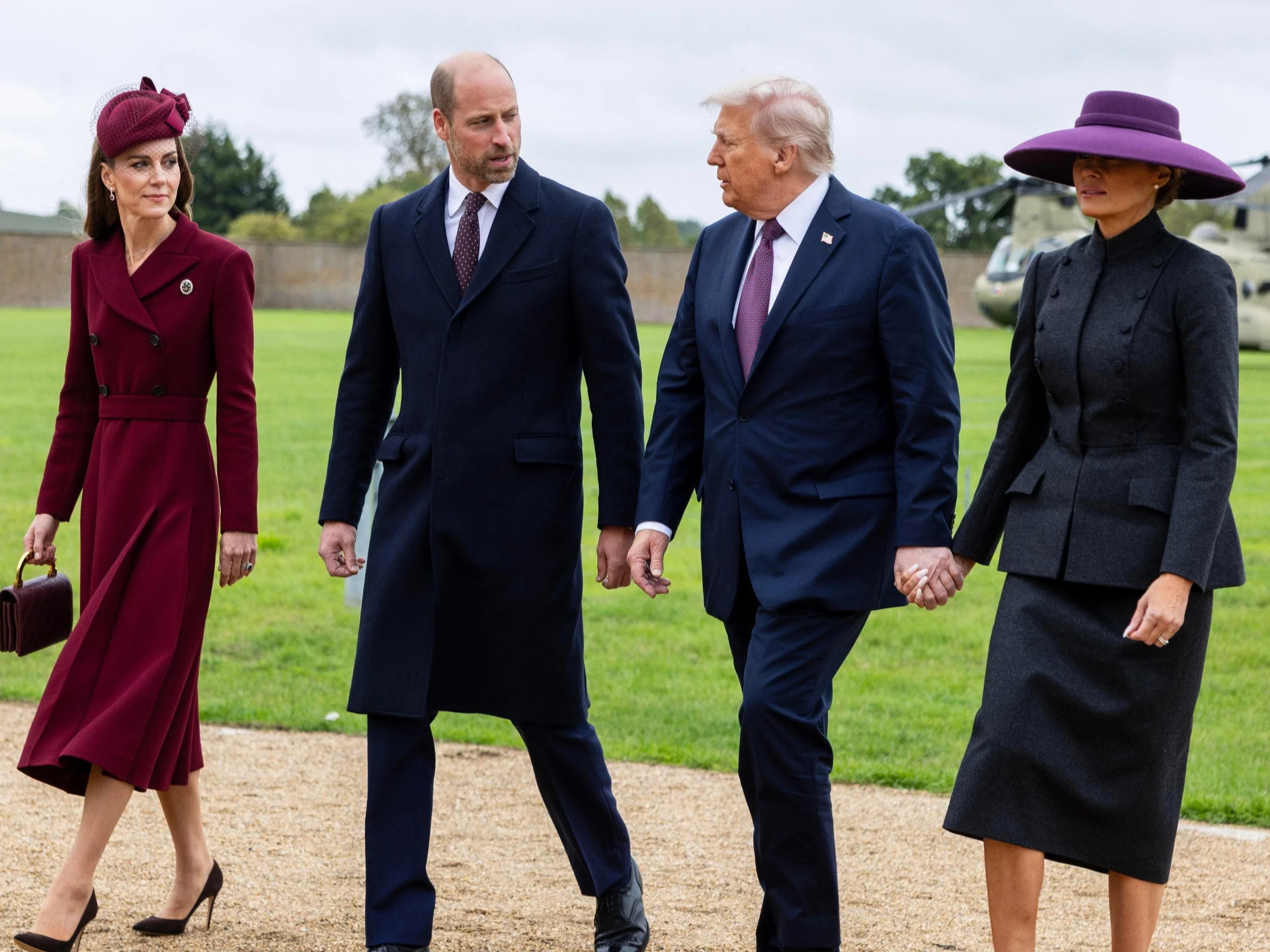 Trump powiedział to do księżnej Kate. Wszystko wyłapały kamery
