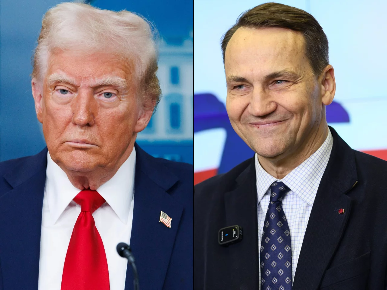 Trump wściekł się na dziennikarza z Polski. Sikorski wkroczył do akcji