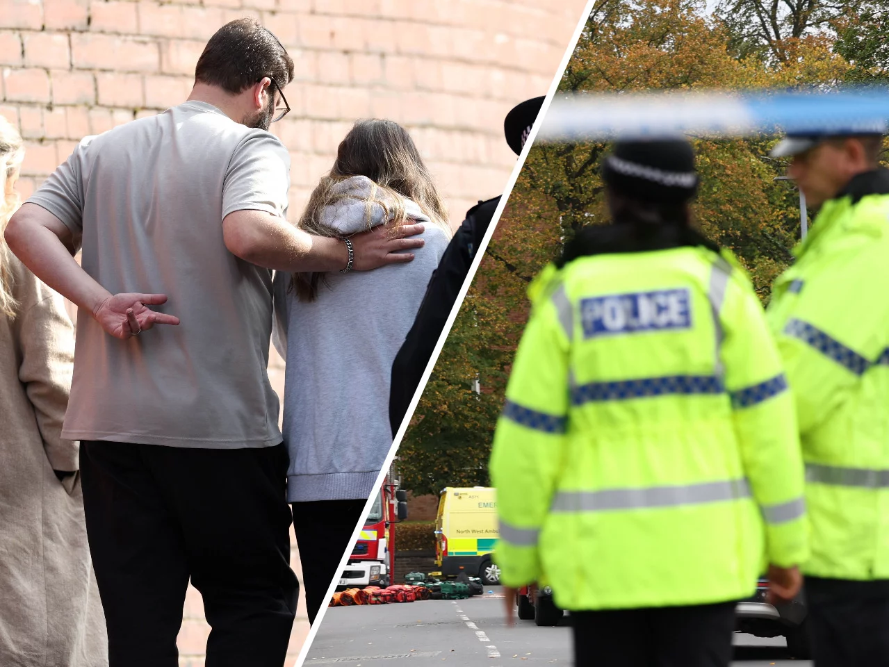 Wstrząsające sceny pod synagogą. Agresor wjechał w tłum, potem wyjął nóż Wstrząsające sceny pod synagogą. Agresor wjechał w tłum, potem wyjął nóż