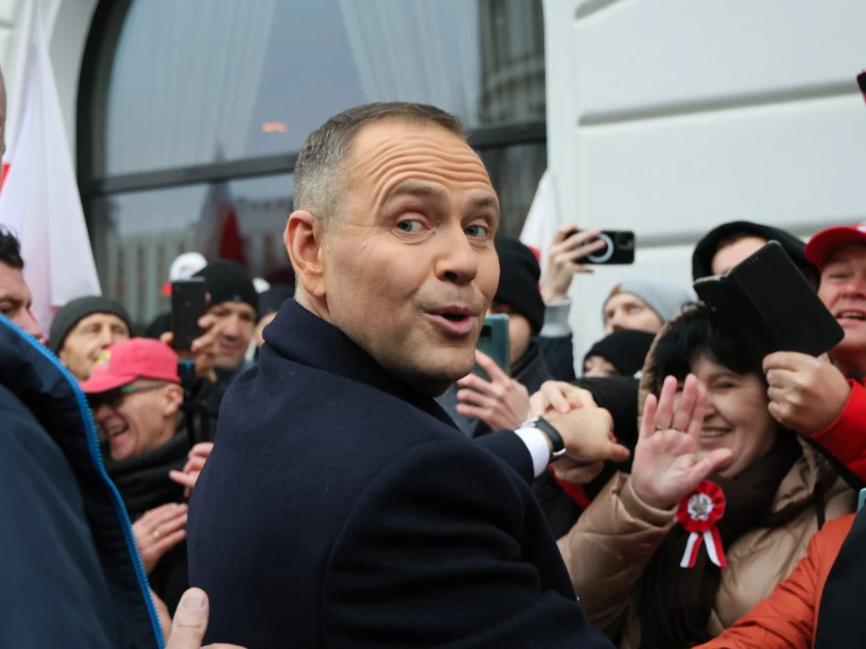 Nawrocki na Marszu Niepodległości. Tak zareagowali uczestnicy