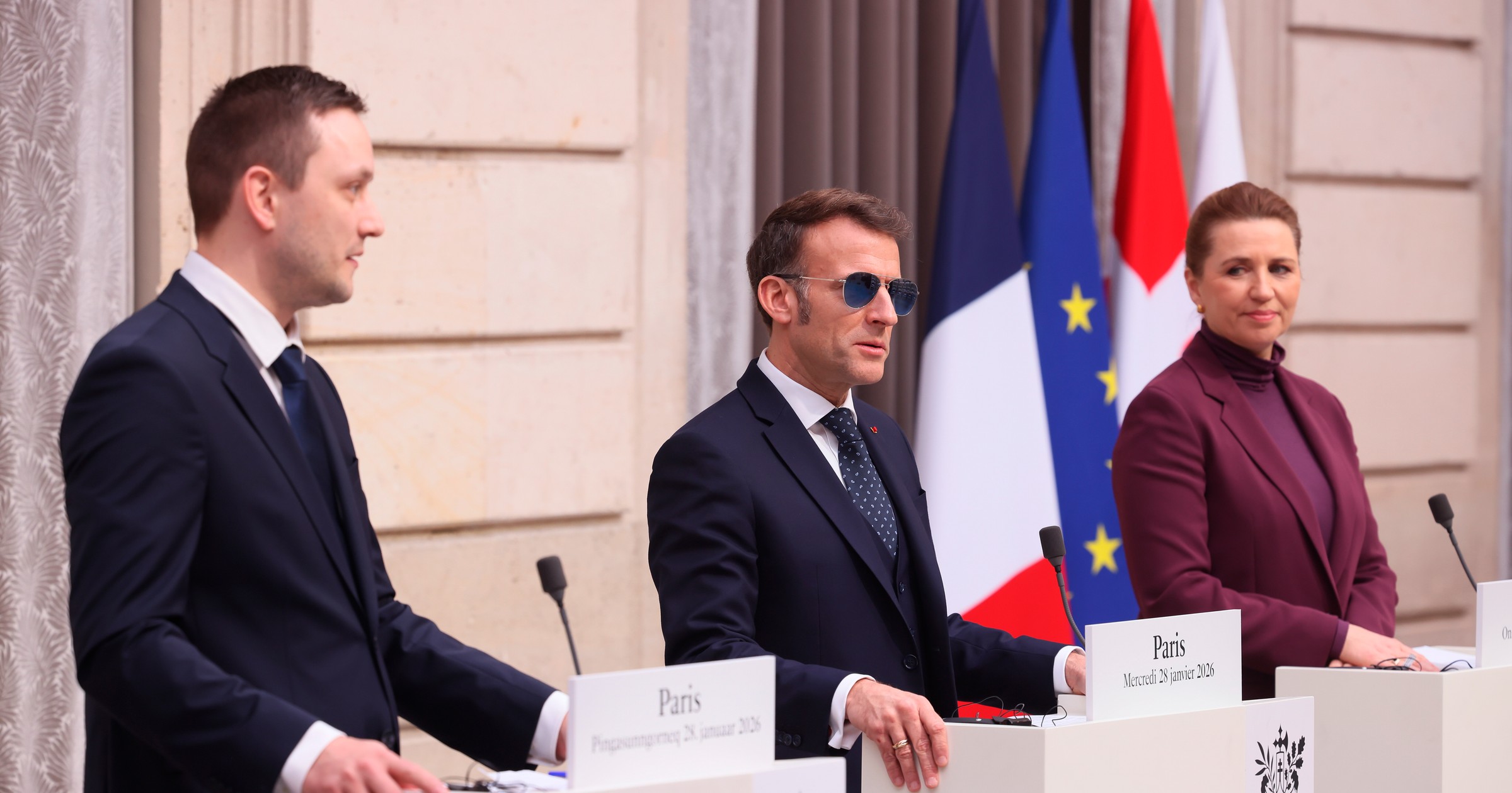 Emmanuel Macron o solidarności z Grenlandią. "Wezwanie dla całej Europy"