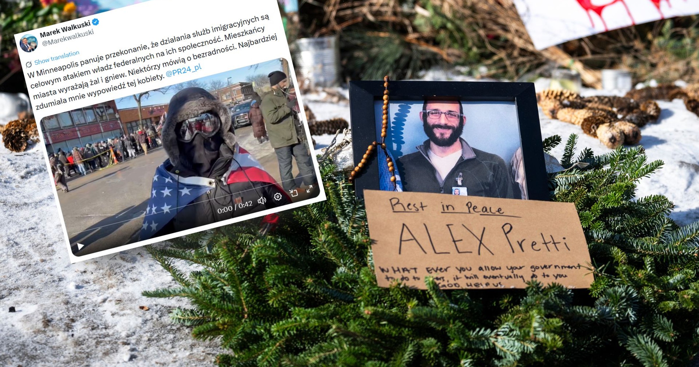 Mieszkanka Minneapolis w rozmowie z polskim dziennikarzem: pomagaliśmy wam, teraz potrzebujemy waszej pomocy!