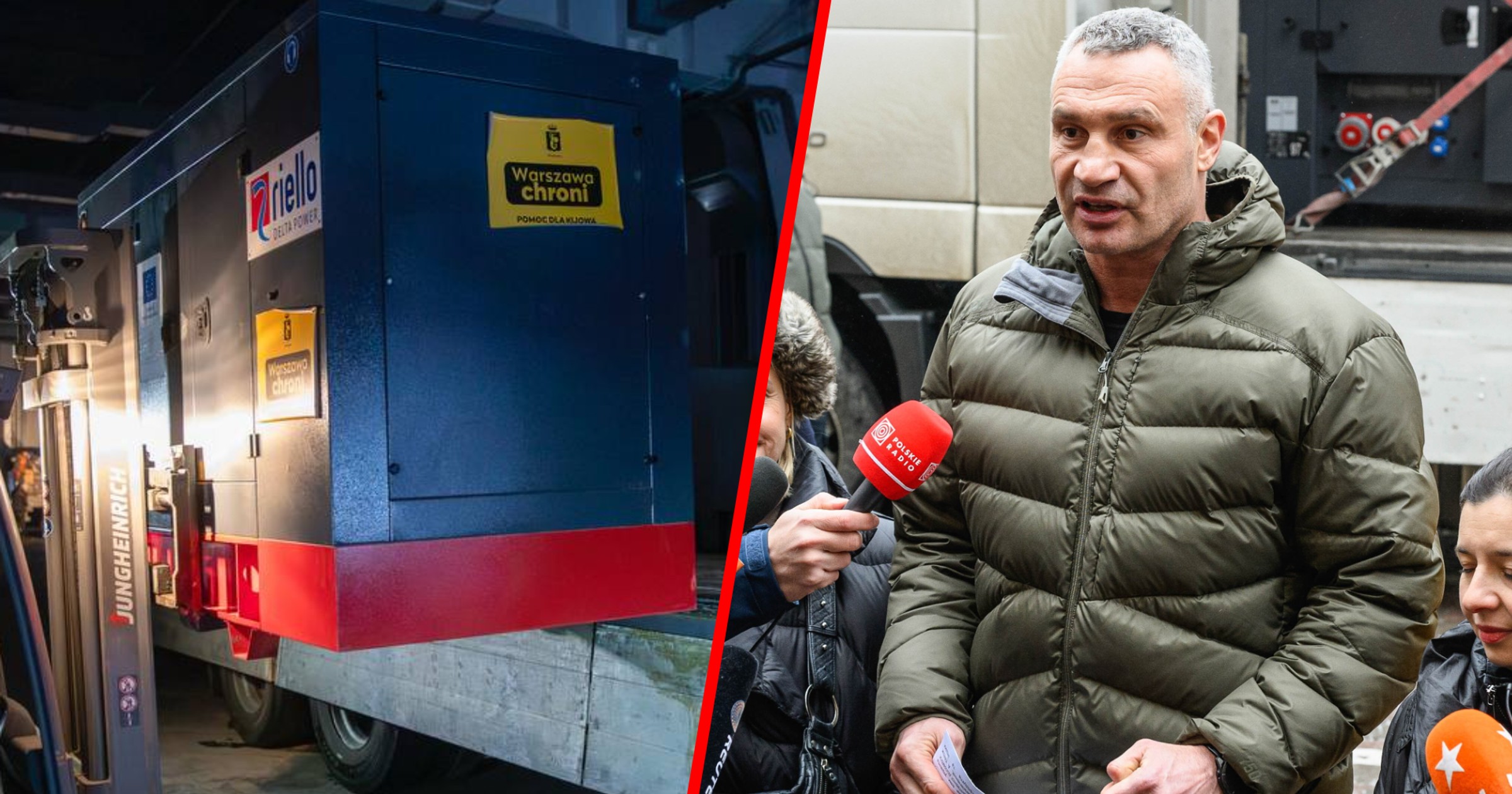 Pomoc z Warszawy dotarła do Kijowa. Kliczko: Trzaskowski sam do mnie zadzwonił