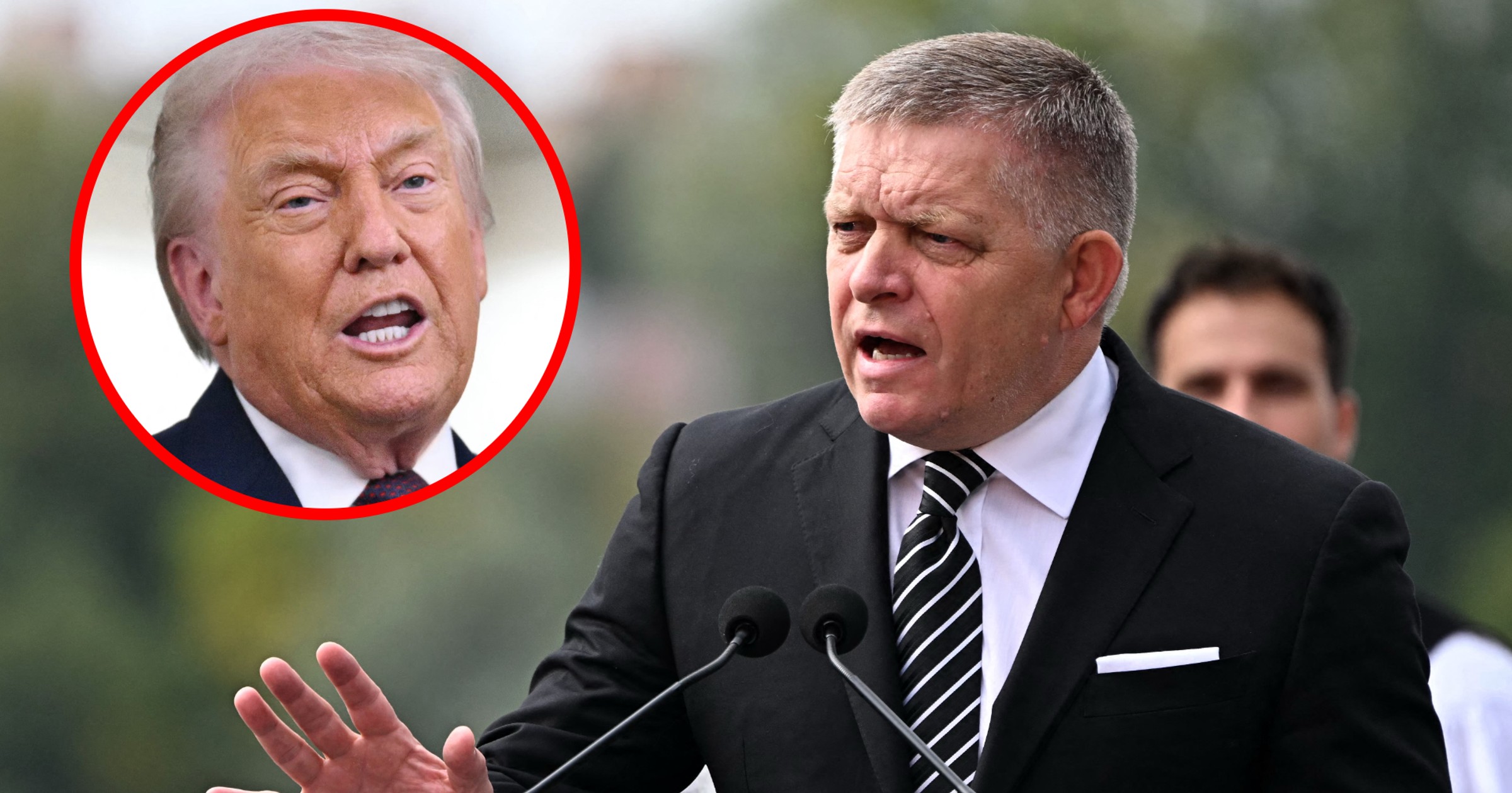 Robert Fico spotka się z Emmanuelem Macronem. "Jest przestraszony po rozmowie z Trumpem" Robert Fico spotka się z Emmanuelem Macronem. "Jest przestraszony po rozmowie z Trumpem"