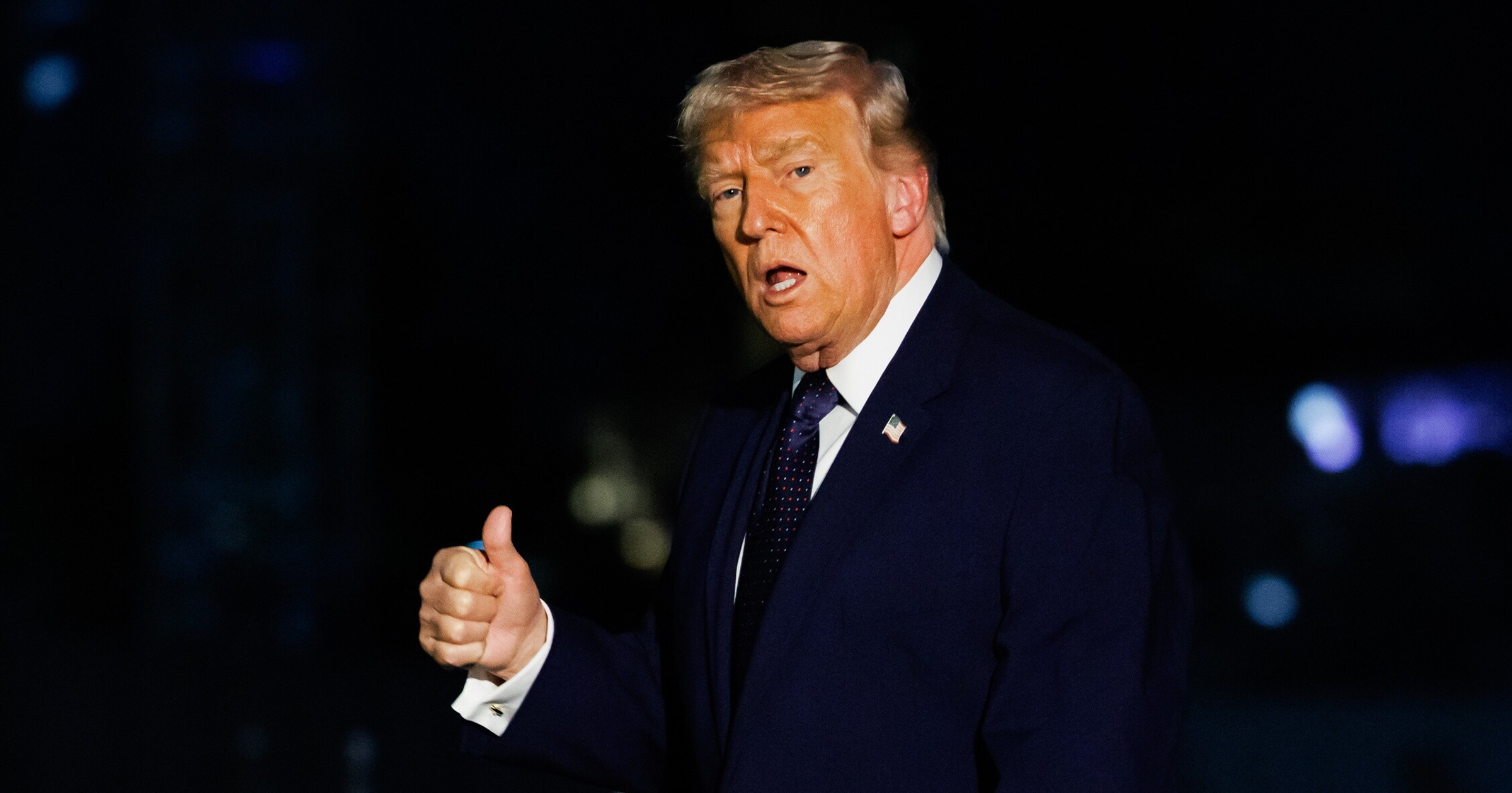 Donald Trump spytany o atak na szkołę. "Będę mógł z tym żyć"