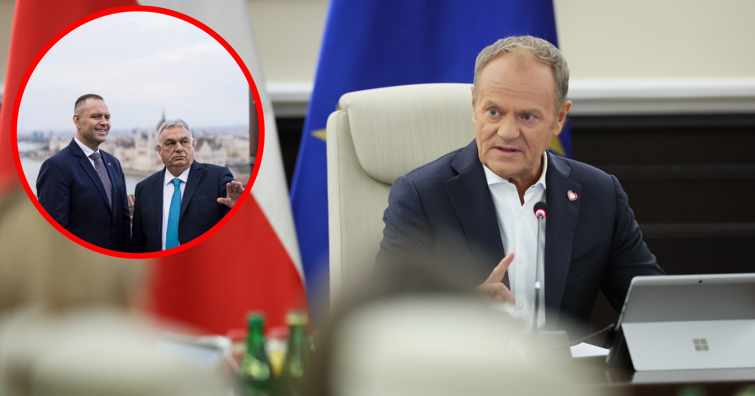 Donald Tusk o spotkaniu prezydenta z Orbanem. "Wbrew interesom Polski"