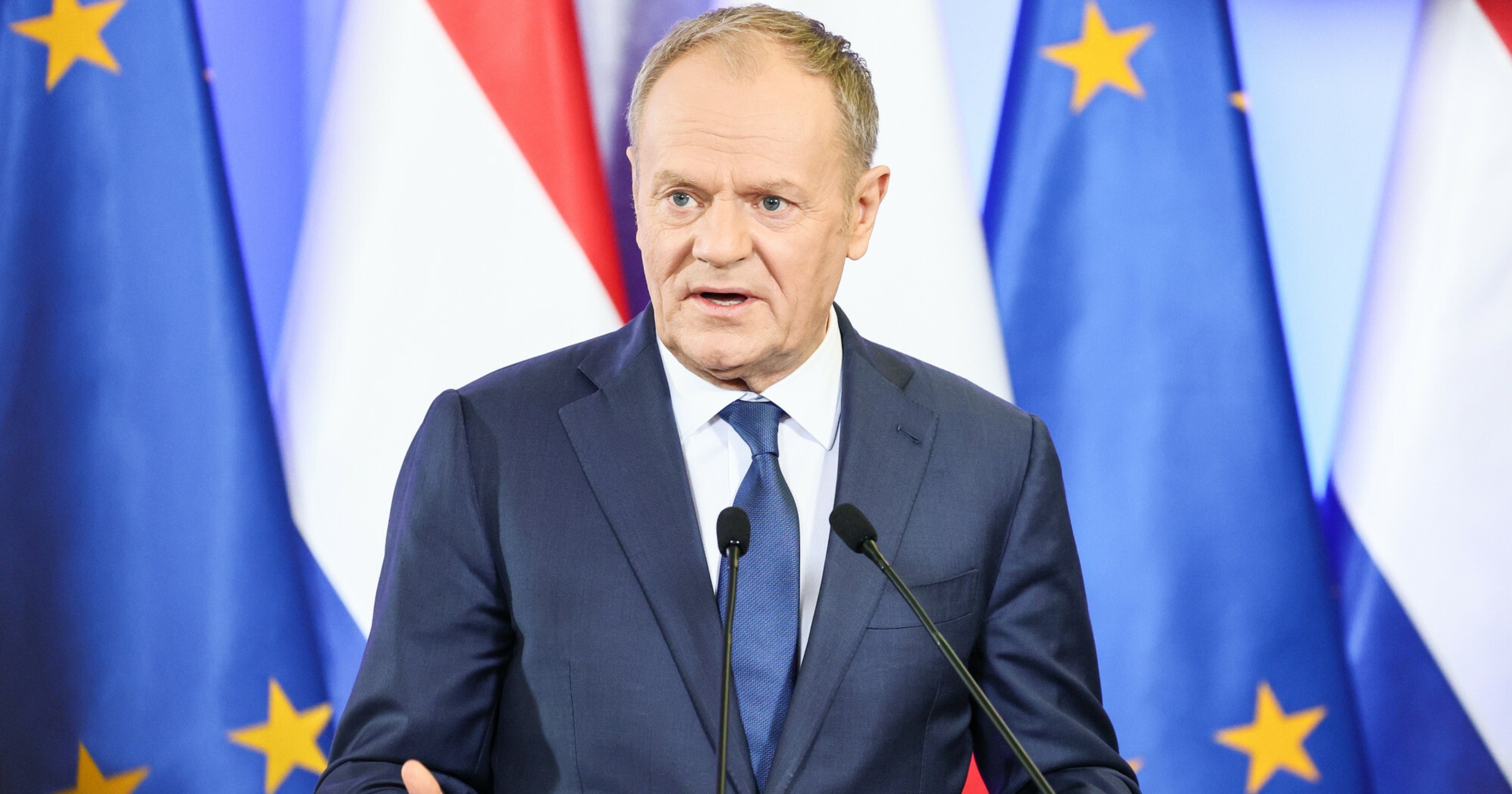 Donald Tusk wbija szpilę PiS. "ETS-sretees i OZE-sroze to dzisiejszy język opozycji"
