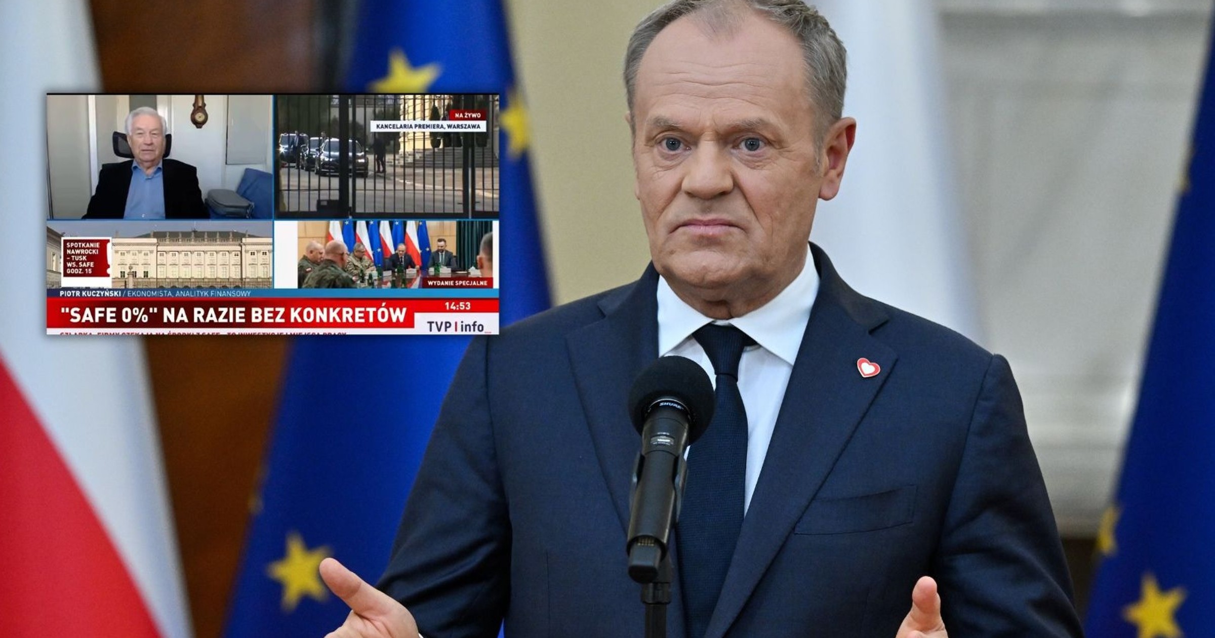 Dziwna scena w TVP Info. Prowadzący przerwał gościowi. "Stało się. Premier pojechał"